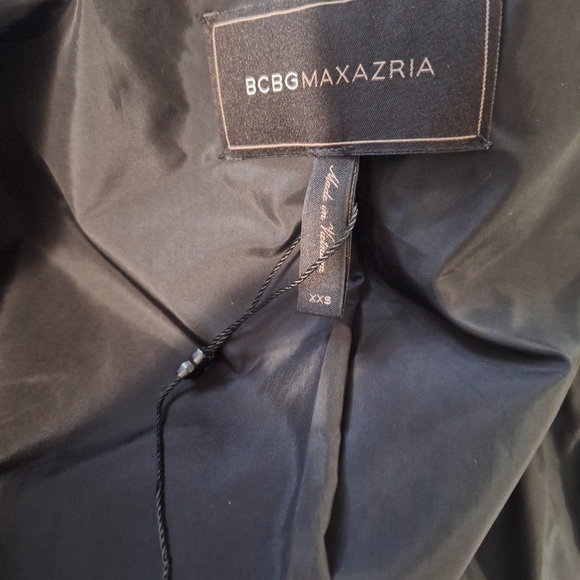 BCBG black wool mixed fabric 3/4 coat xxs - Picture 7 of 7